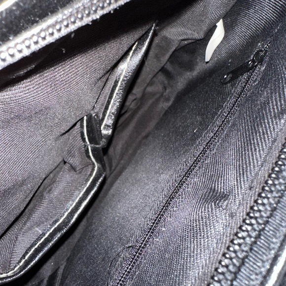 Gigi Olivia Cream/Black Handbag “Gigi’s Boutique” Embroidered NWT - Picture 17 of 17